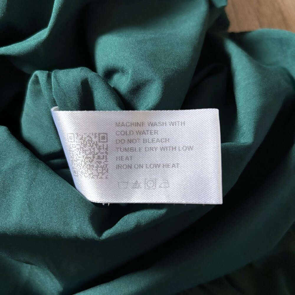 Women’s Tiered Maxi Skirt in Deep Green - Picture 13 of 13